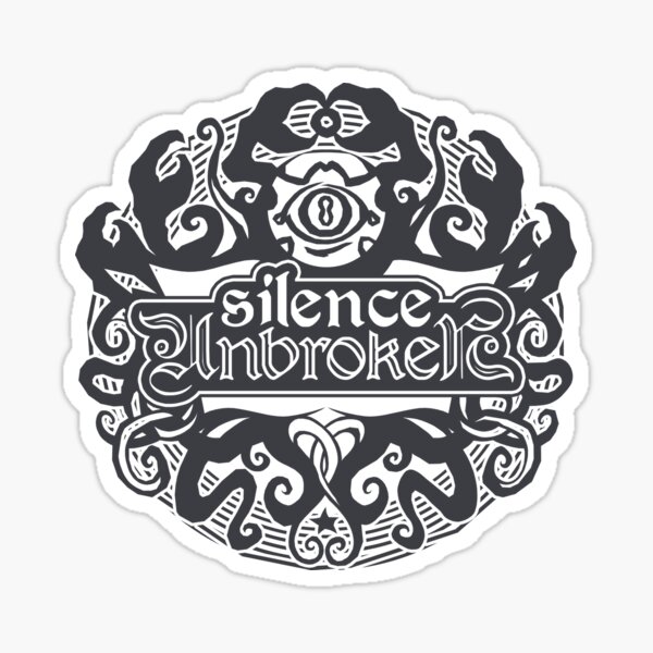 Silence Unbroken /emblem_eigengrau Sticker