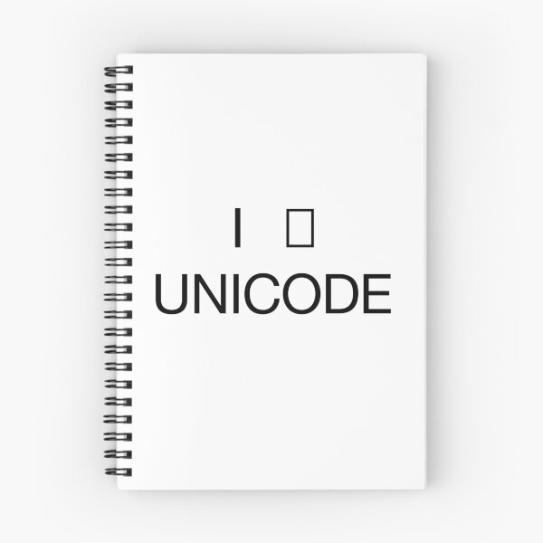 Item preview, I ⃏ UNICODE designed and sold by overcoded.