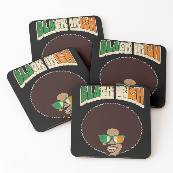 Item preview, Black Irish St. Patrick's Day Melanin Afro Funny designed and sold by funnytshirtemp.