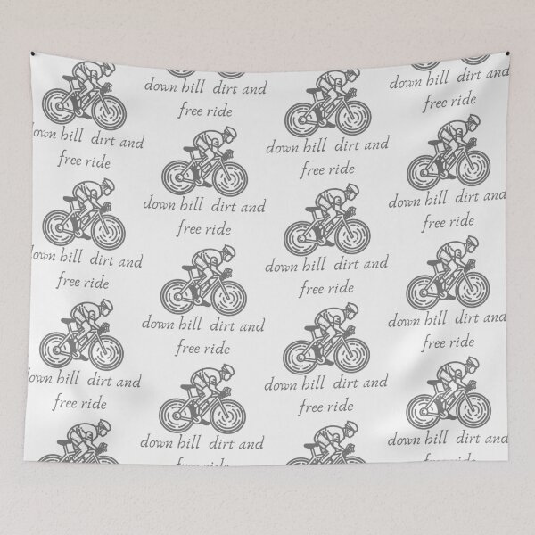 Item preview, down hill dirt free ride,cyclist,adventure loving designed and sold by Urban Binge.