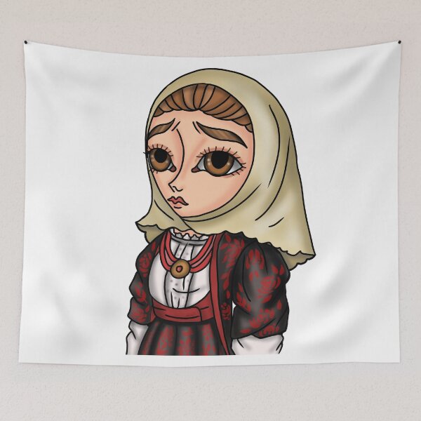 Item preview, Abito tradizionale di Olbia  - traditional sardinian dress designed and sold by Lu1nil.