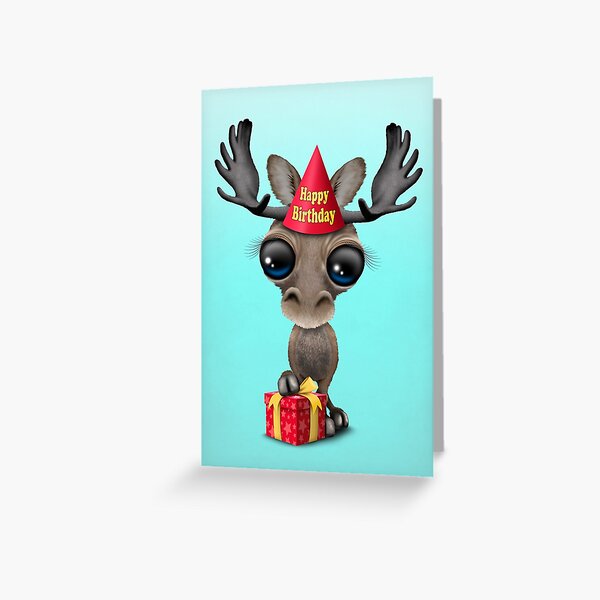 Moose Greeting Cards for Sale
