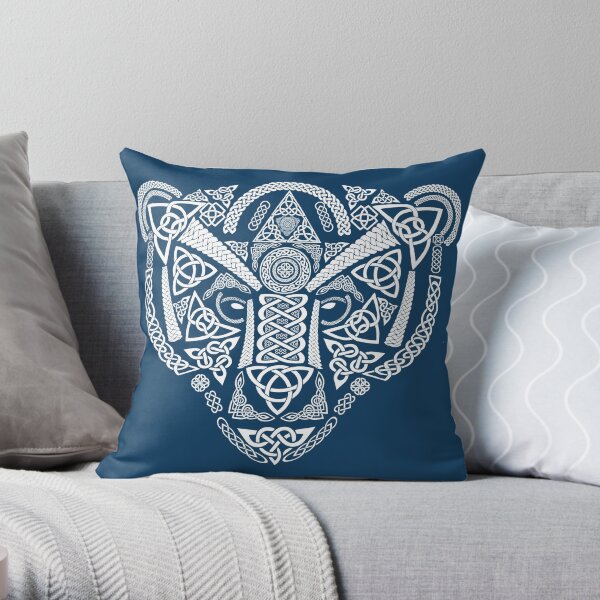 Knotted Bear Throw Pillow