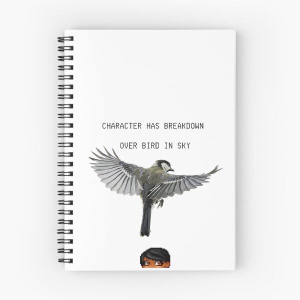 Item preview, Character Has Breakdown Over Bird in Sky designed and sold by AmandaActually.
