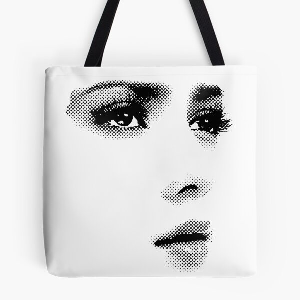Aperçu de l'œuvre Portrait minimaliste en demi-teintes, illustration de visage en noir et blanc créée et vendue par RetroChill.