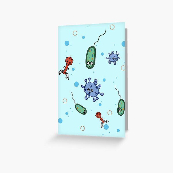 Cute Microbiology Greeting Card