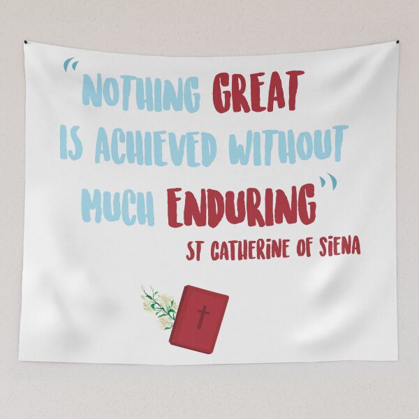 Item preview, Quote by St Catherine of Siena  designed and sold by AlMAO2O.