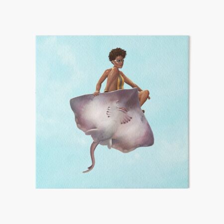 Skater Girl Art Board Print