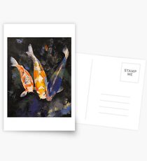 Three Koi Fish Postcards