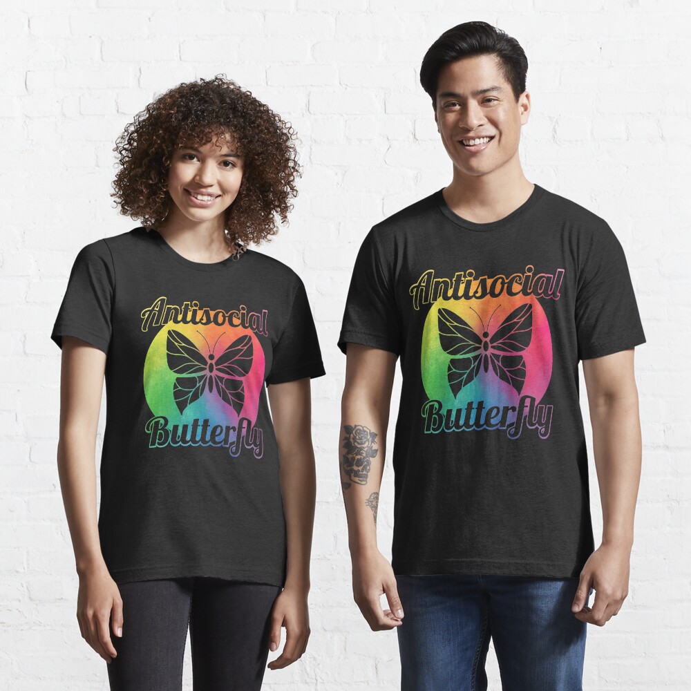 Antisocial Butterfly - Introverts Quotes Gift Essential T-Shirt