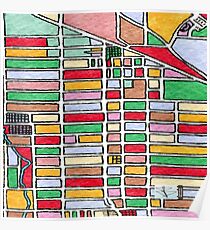 Salvation Mountain, California Poster