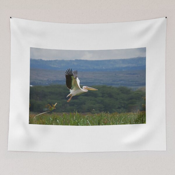 Item preview, Great White Pelican Flying designed and sold by Sue Robinson.