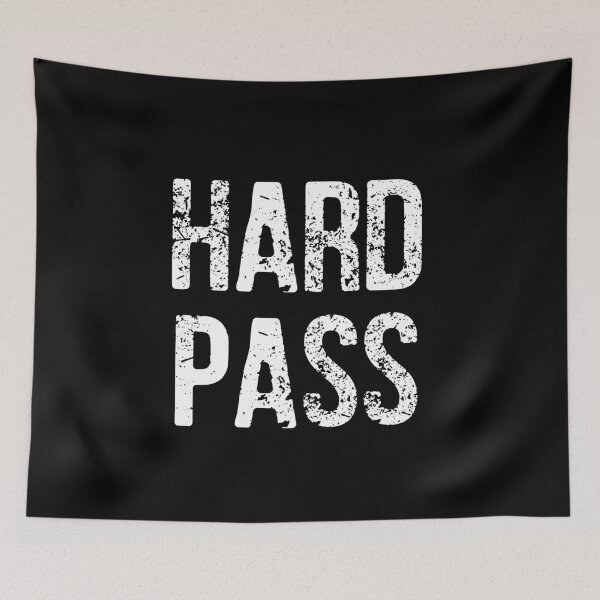 Item preview, HARD PASS (white) designed and sold by kierkegaard.