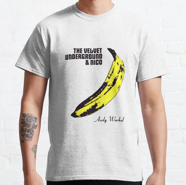 Andy Warhol's Velvet Underground famous banana design Classic T-Shirt