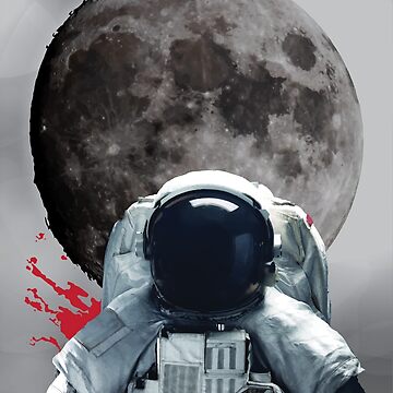 Artwork thumbnail, Moon Astronaut Portrait by CreativeRirah