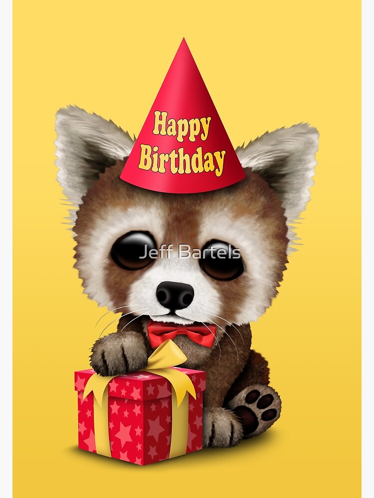 happy birthday red panda