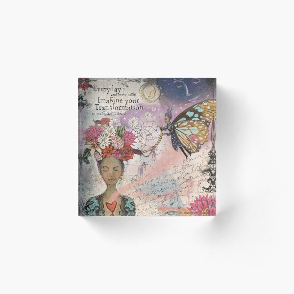 Imagine Your Transformation Acrylic Block