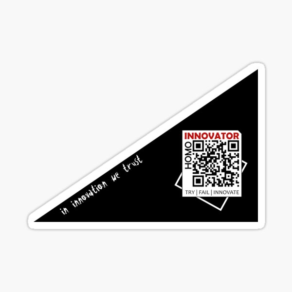 Homo Innovator | Black Collection Sticker