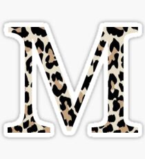 Cheetah Print Mu Sticker
