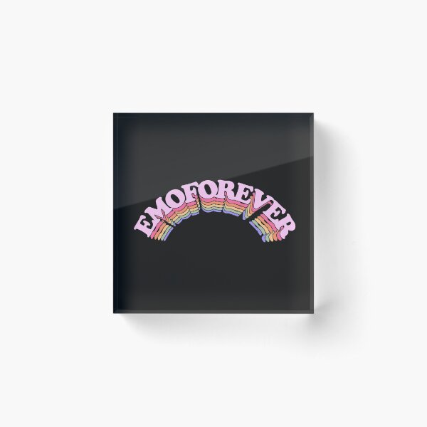 Emo Forever Acrylic Block
