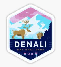 Pegatina Parque Nacional Denali