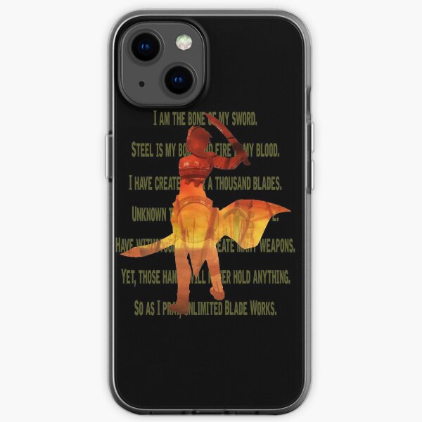 Fate Stay/Night - Archer Silhouette iPhone Soft Case