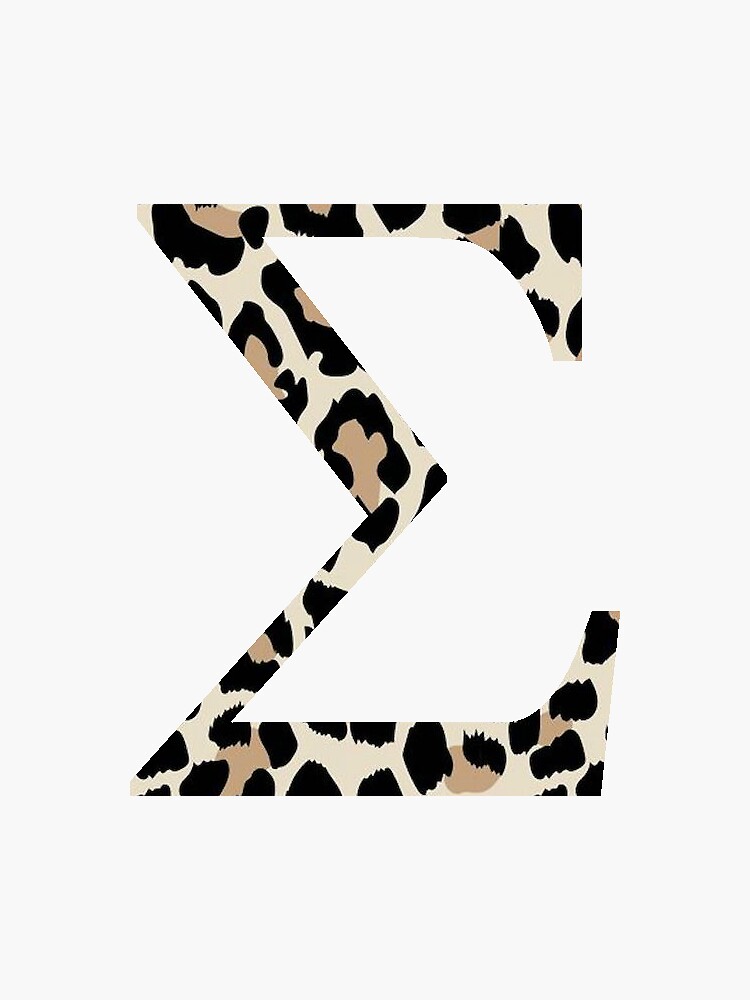 Sigma - Cheetah Print / Leopard Print by jessicaschaub
