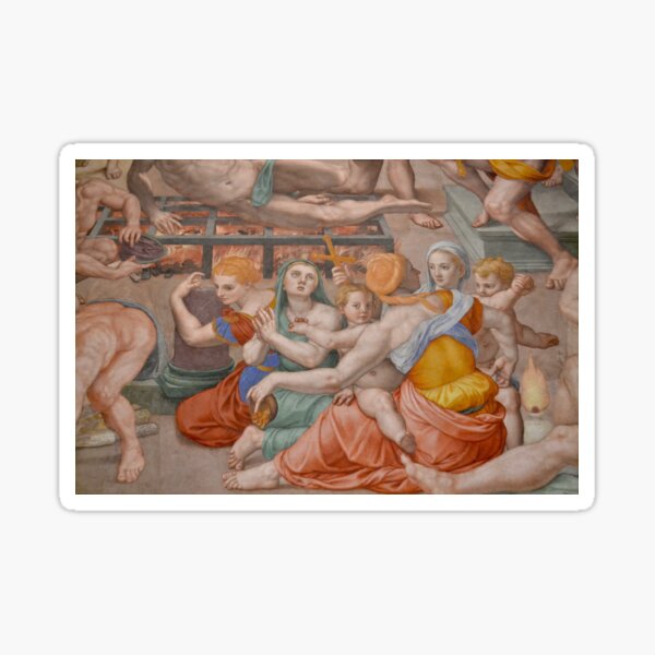 Martirio di San Lorenzo (détail) Sticker