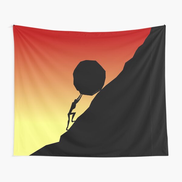Sisyphus Rocks Tapestry