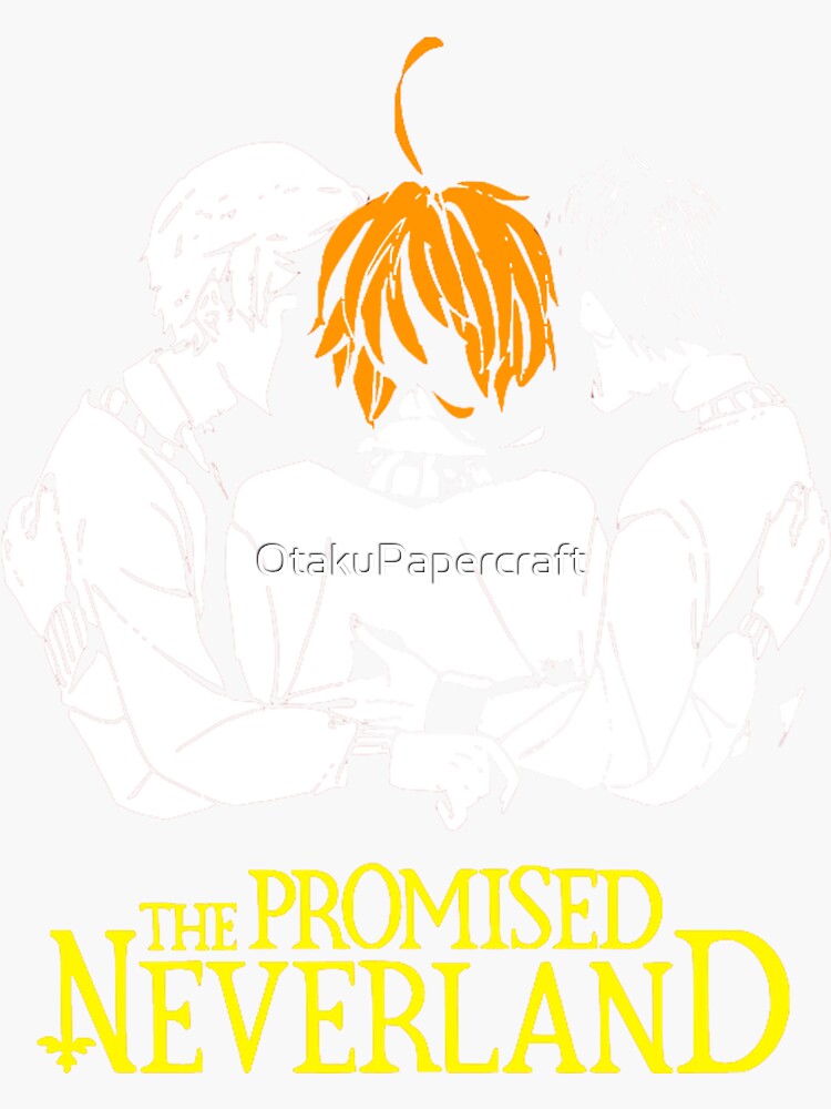 The Promised Neverland Emma Ray Norman Sticker By Otakupapercraft 7660