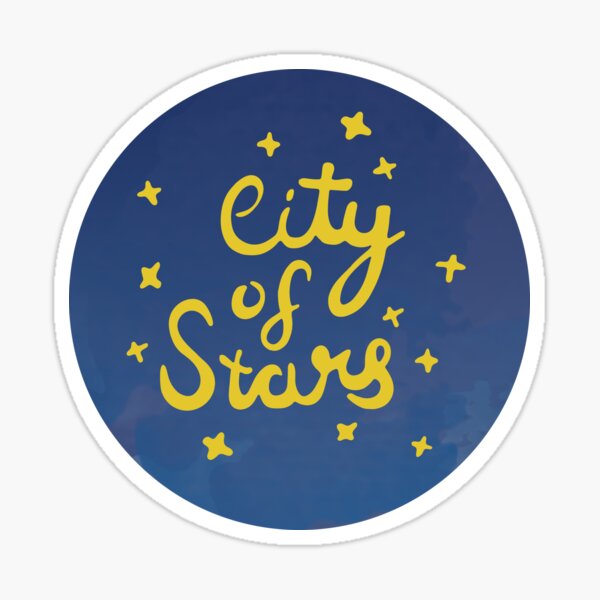 City Of Stars Sticker