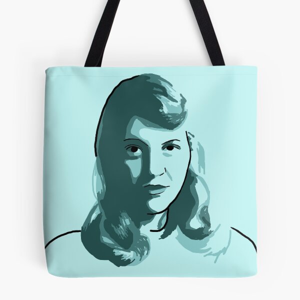 Item preview, Sylvia Plath Blue Green Portrait designed and sold by savantdesigns.