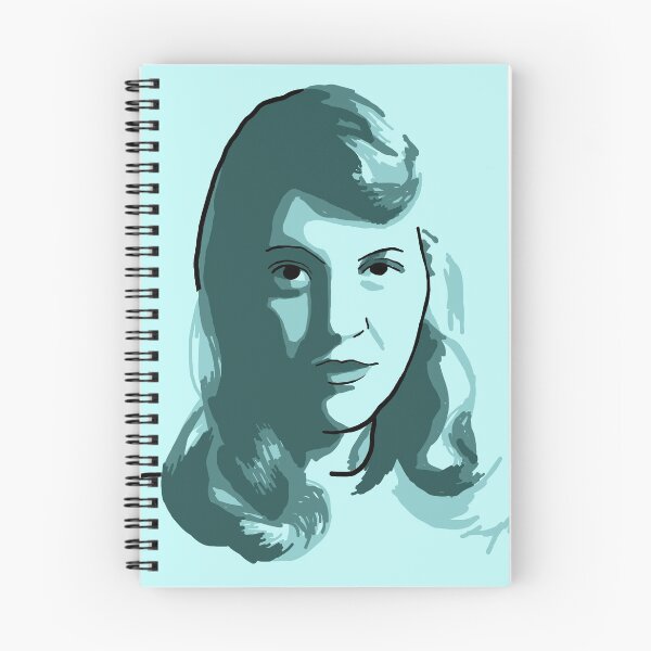 Item preview, Sylvia Plath Blue Green Portrait designed and sold by savantdesigns.