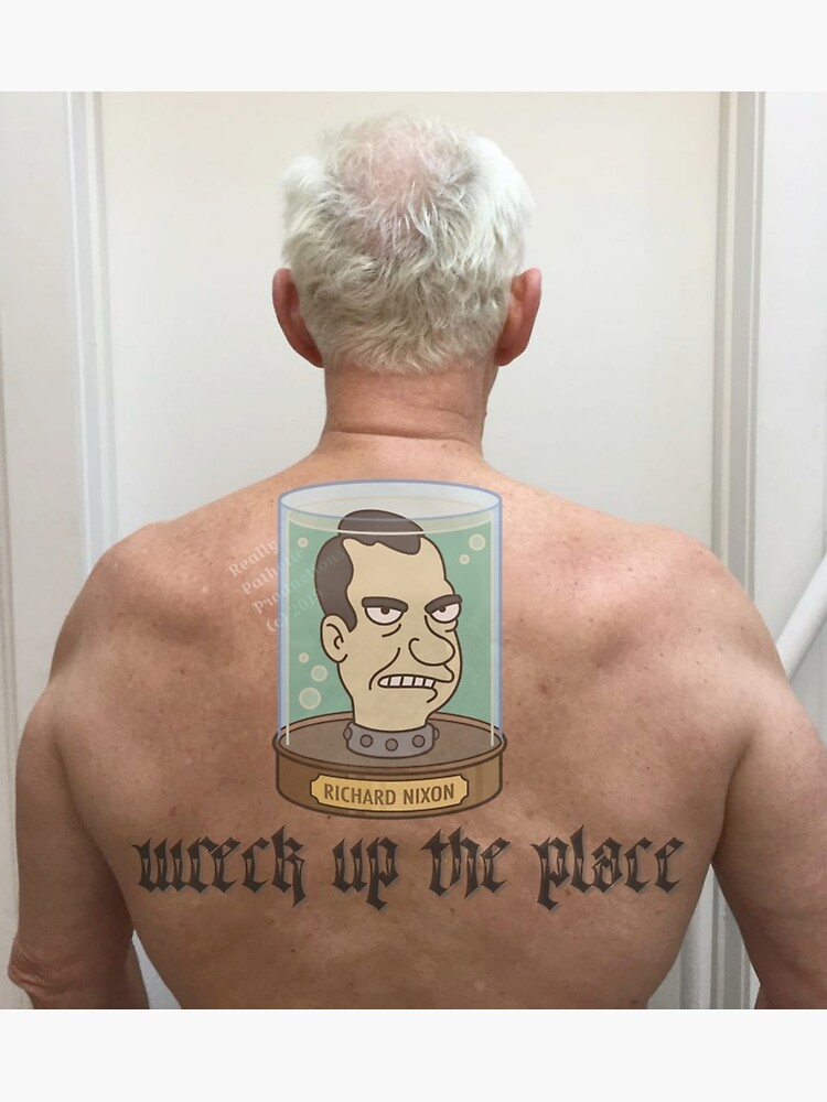 Roger Stone is Going to Jail and Taking His Nixon Tattoo with Him