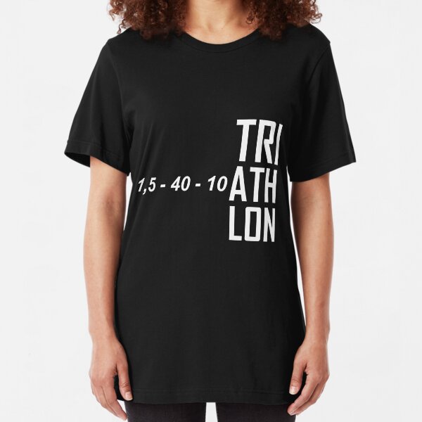 Triathlon - swimming, bike, running, gift Slim Fit T-Shirt