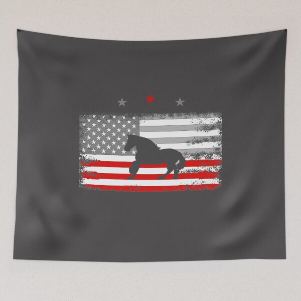 Item preview, Horse with flag designed and sold by BiPasternak.