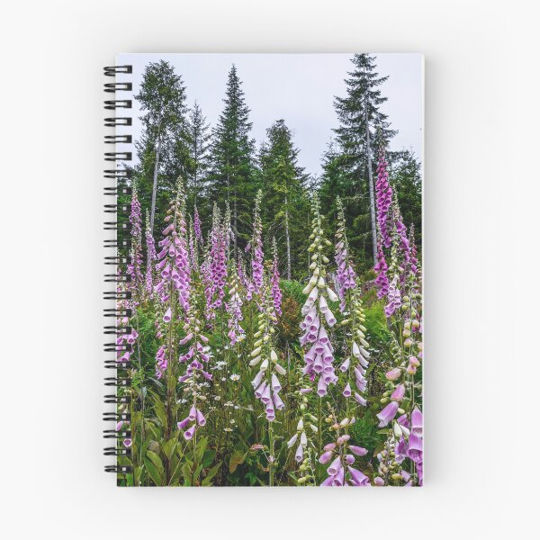 Item preview, Wild Foxgloves - Oregon Coast Range - USA designed and sold by Charles & Patricia   Harkins ~ Picture Oregon.