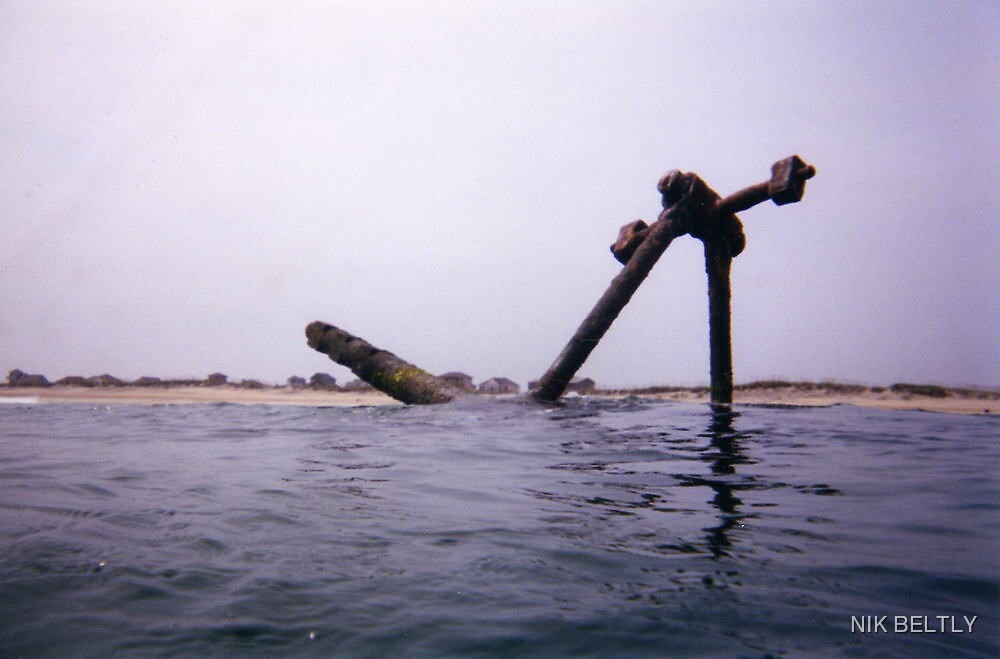 "SALVO, NC. SHIPWRECK" by NIK BELTLY Redbubble