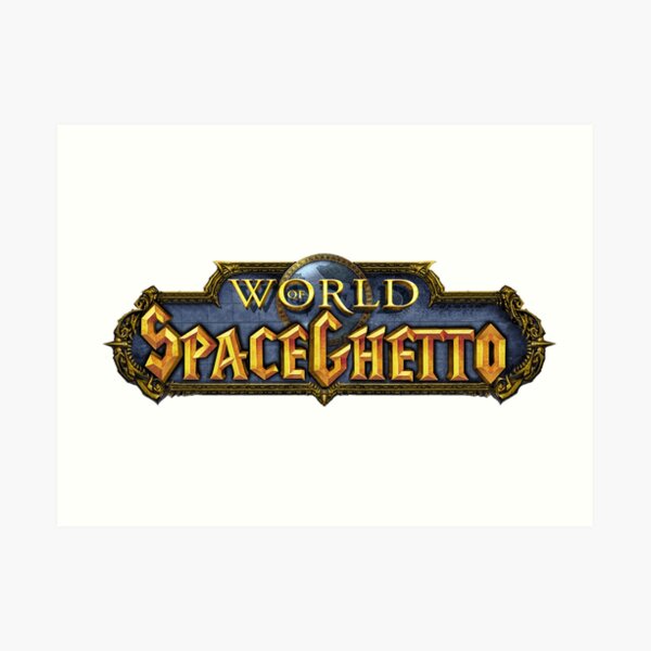 World of SpaceGhetto Art Print