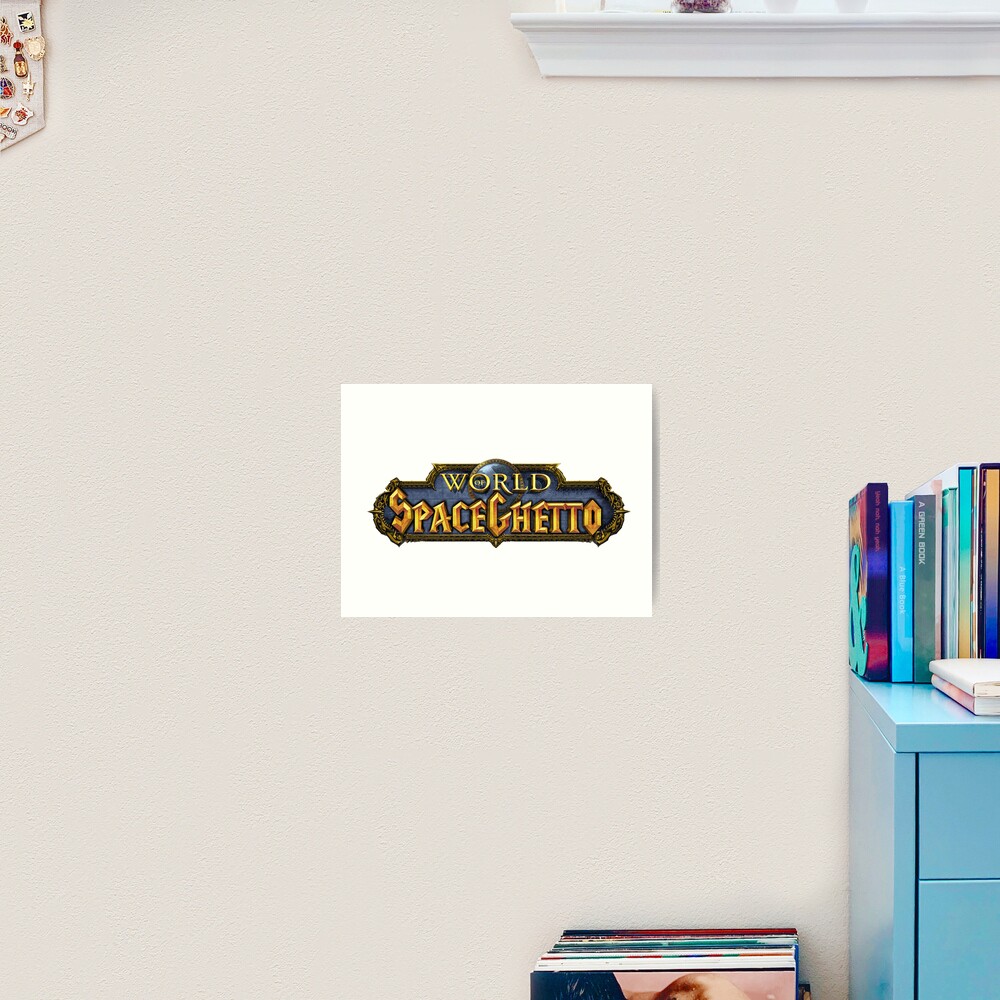 World of SpaceGhetto Art Print