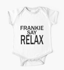 Frankie Say RELAX - BLK One Piece - Short Sleeve