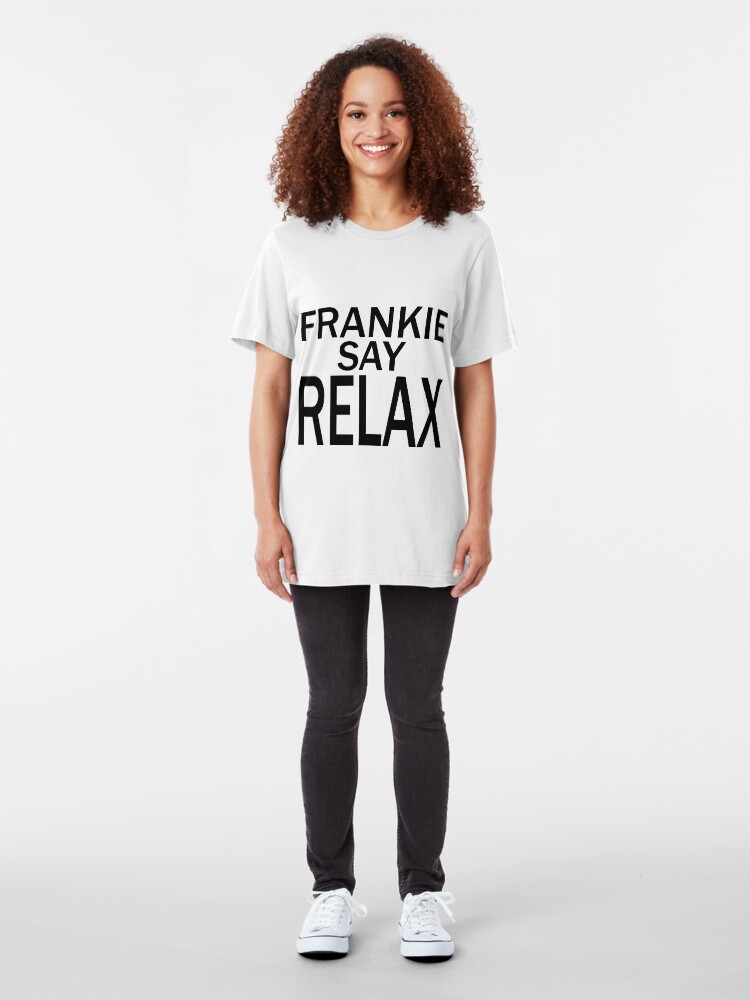Vista alternativa de Camiseta ajustada Frankie Say RELAX - BLK
