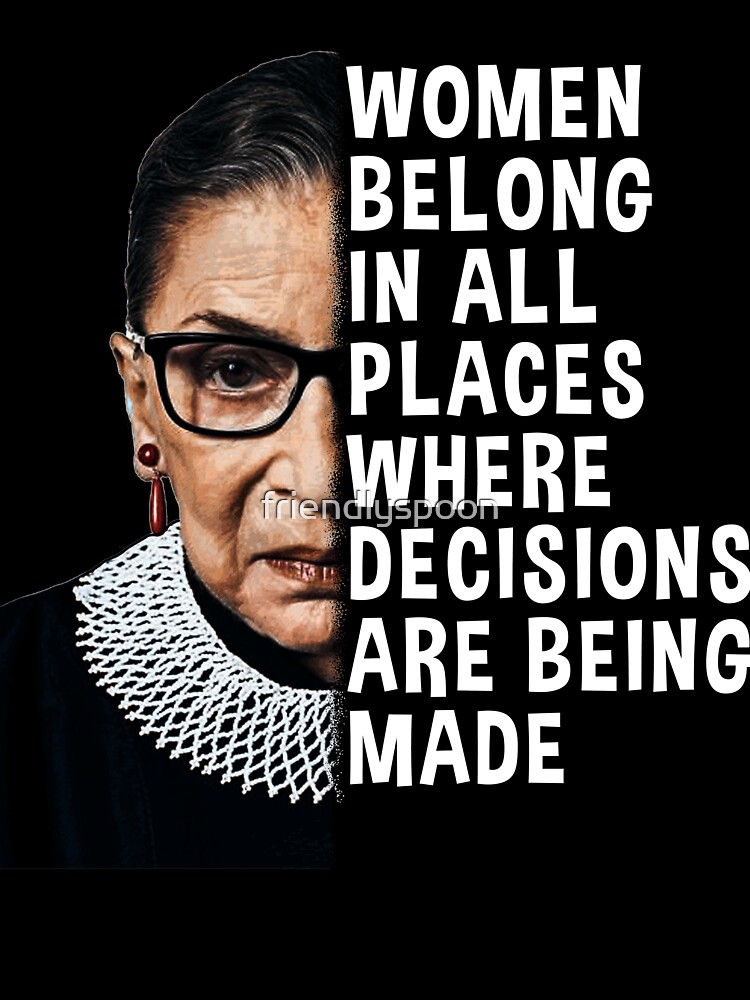 N/A Notorious Ruth Bader Ginsburg Quotes Feminist Cover Unisex Anti-Haze Face Bandana Haze Cover for Camping Travel Black
