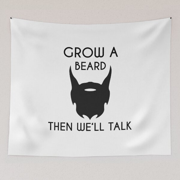 Item preview, Grow a beard beard designed and sold by onrcnoz.
