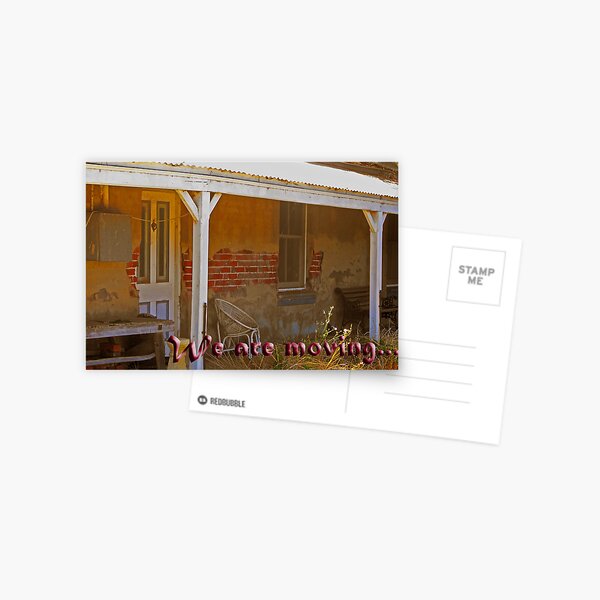 We are moving card Postcard