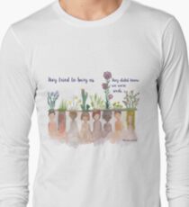"Sie haben versucht, uns zu begraben" Wasserfarbe Langarmshirt