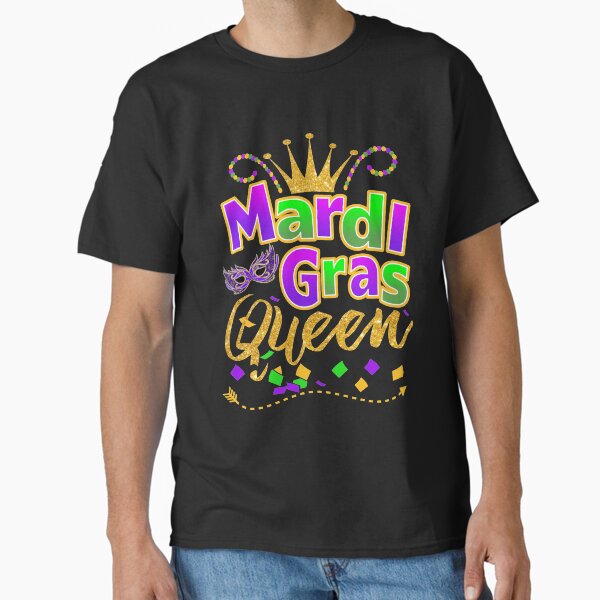 Item preview, Mardi Gras Queen Crown Festival Carnivals T Shirt Gift And Accessories, Queen Of Mardi Gras Costumes Women Sexy Shirts, designed and sold by Magraphx.