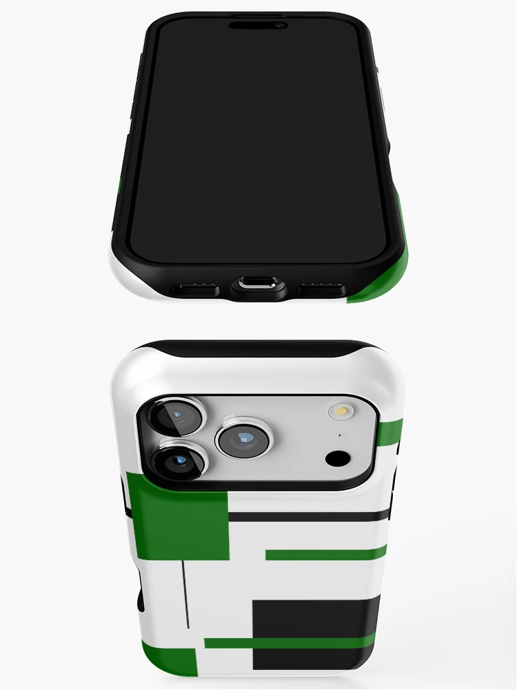 Thumbnail 3 of 4, iPhone Case, Rectangular Pattern 8 designed and sold by supernova23.