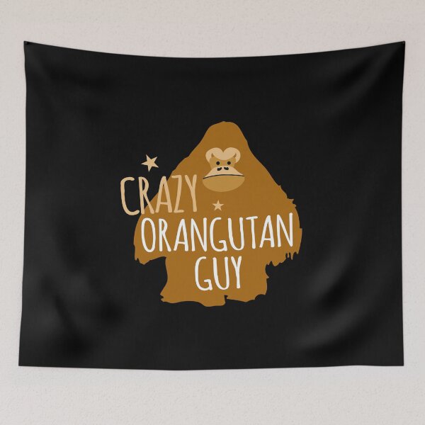 Item preview, Crazy Orangutan guy  designed and sold by jazzydevil.