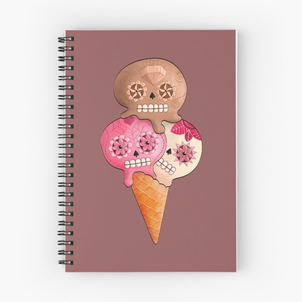 Item preview, Sugar Skull Ice Cream Cone designed and sold by colonelle.
